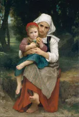 Breton Brother and Sister - William-Adolphe Bouguereau