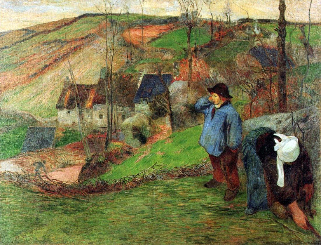 Breton Shepherd - Gauguin