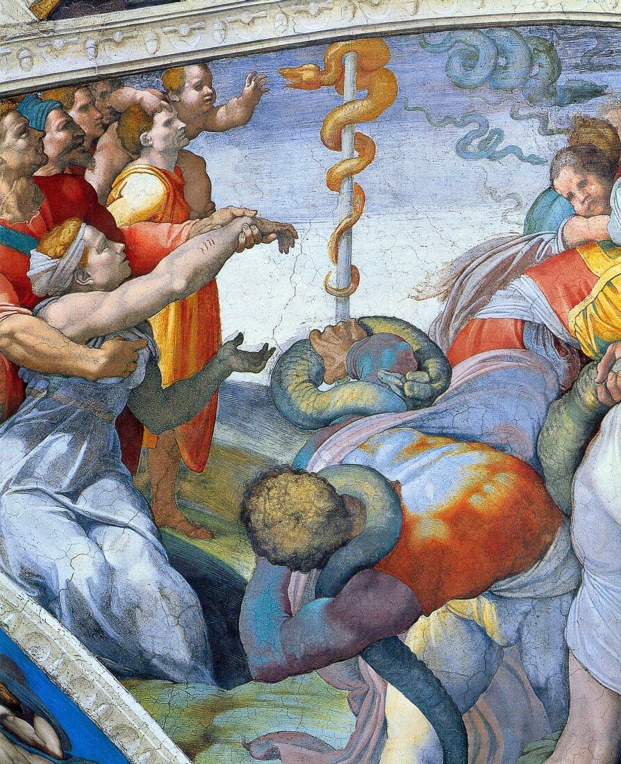 Bronze snake - Michelangelo