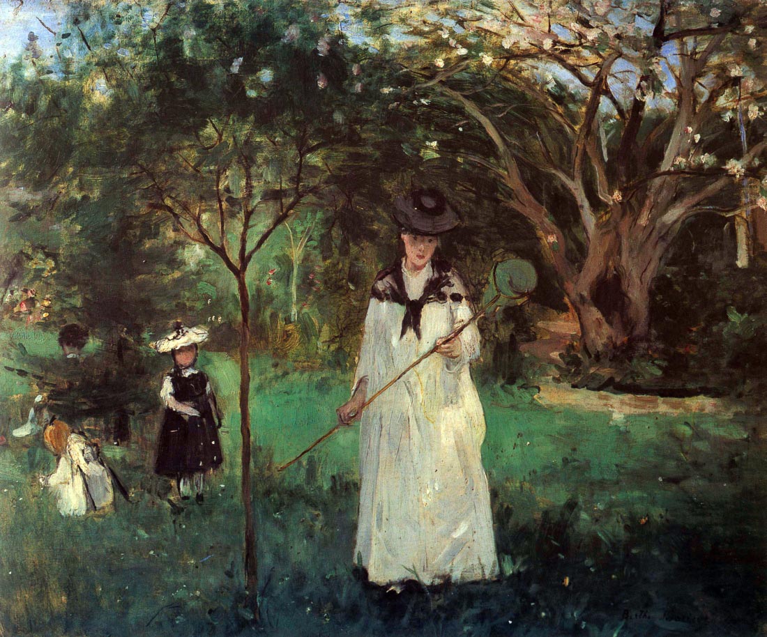 Butterfly hunting - Morisot