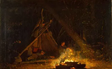 Camp Fire - Winslow Homer