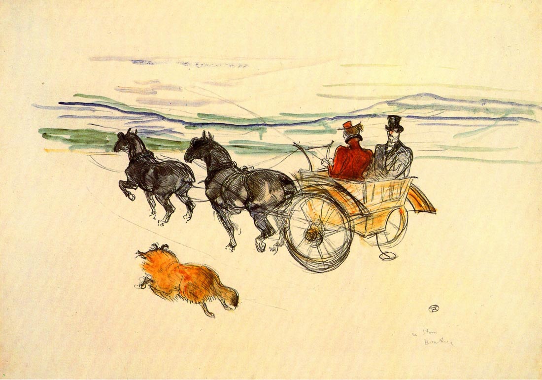 Carriage - Toulouse-Lautrec