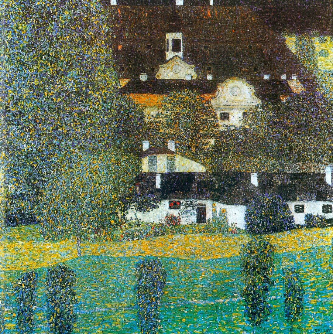 Castle Chamber at Attersee II - Klimt