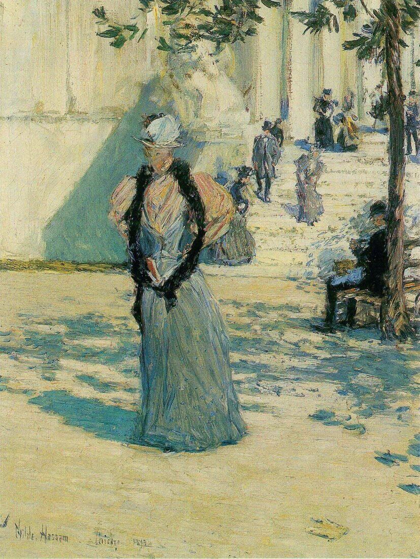 Characters in the sunlight - Hassam