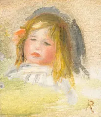 Child with Blond Hair - Auguste Renoir