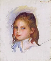 Child with Brown Hair - Auguste Renoir
