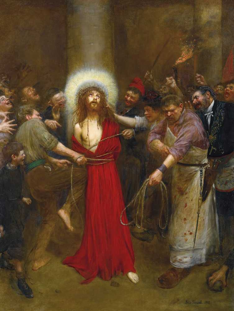 Christ Tied To The Column (1901) - Jean Beraud