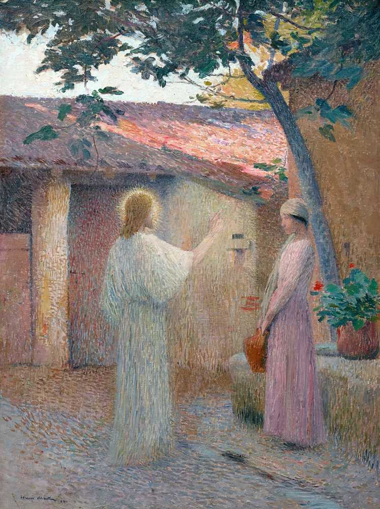 Christ and the Woman of Samaria - Henri-Jean Guillaume Martin
