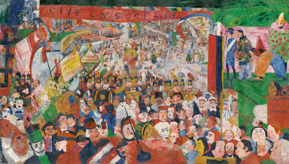 Christs Entry into Brussels in 1889 - James Ensor
