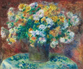 Chrysanthemums - Auguste Renoir