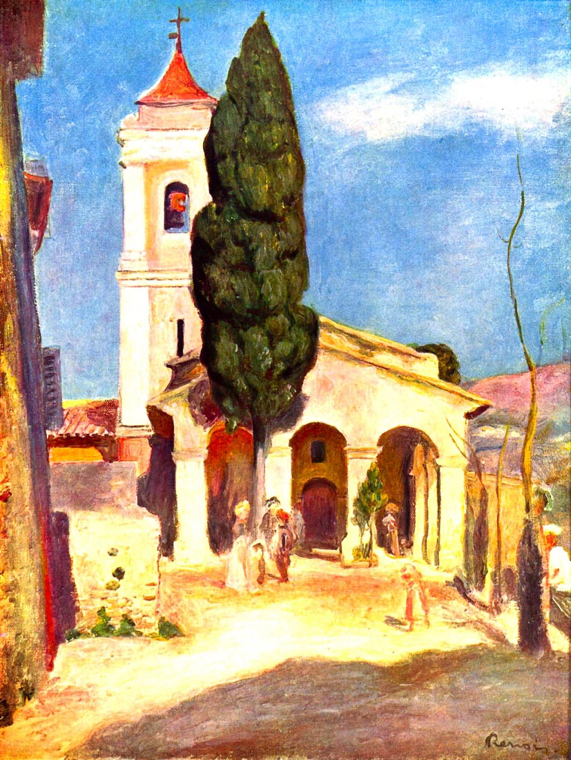 Church in Cagnes - Renoir