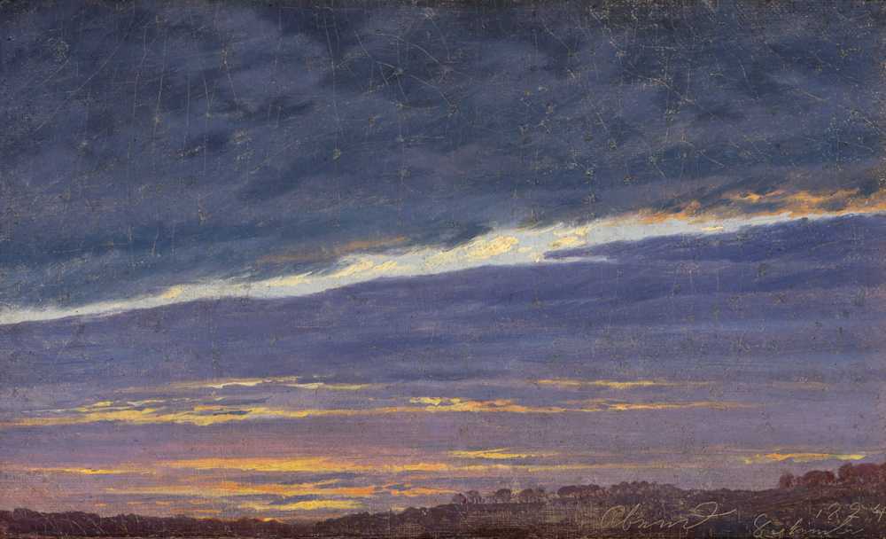 Cloudy Evening Sky (1824) - Caspar David Friedrich