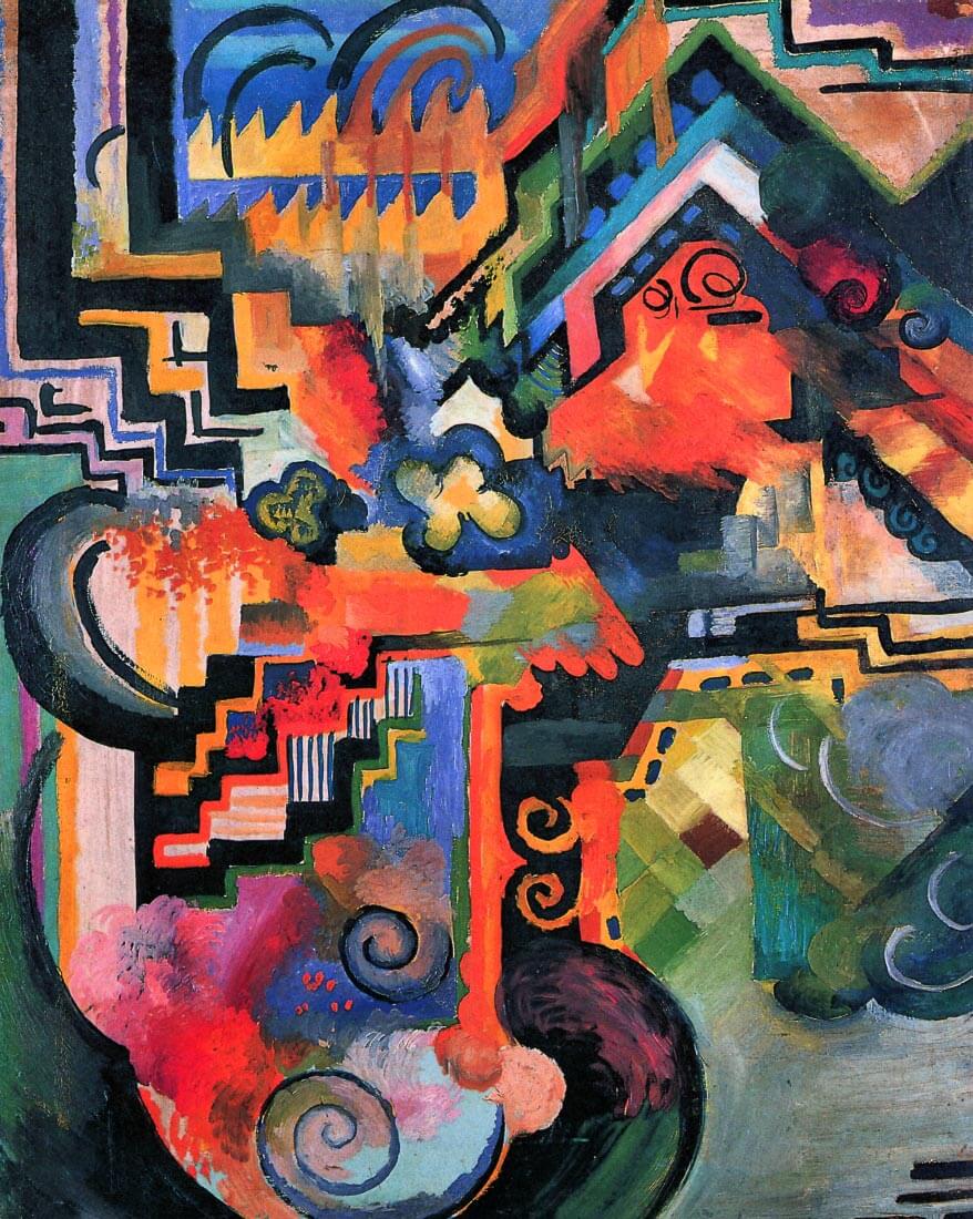 Color Composition (I) - August Macke
