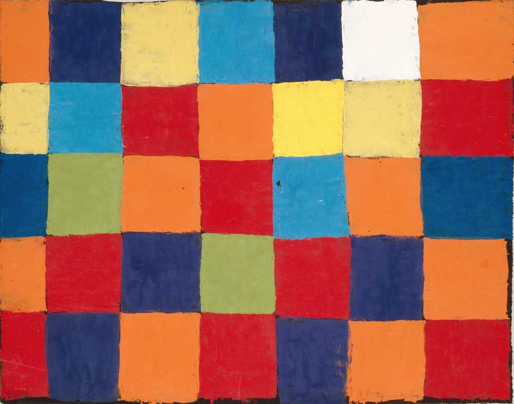 Color chart ‘Qu 1’ (1930) - Paul Klee