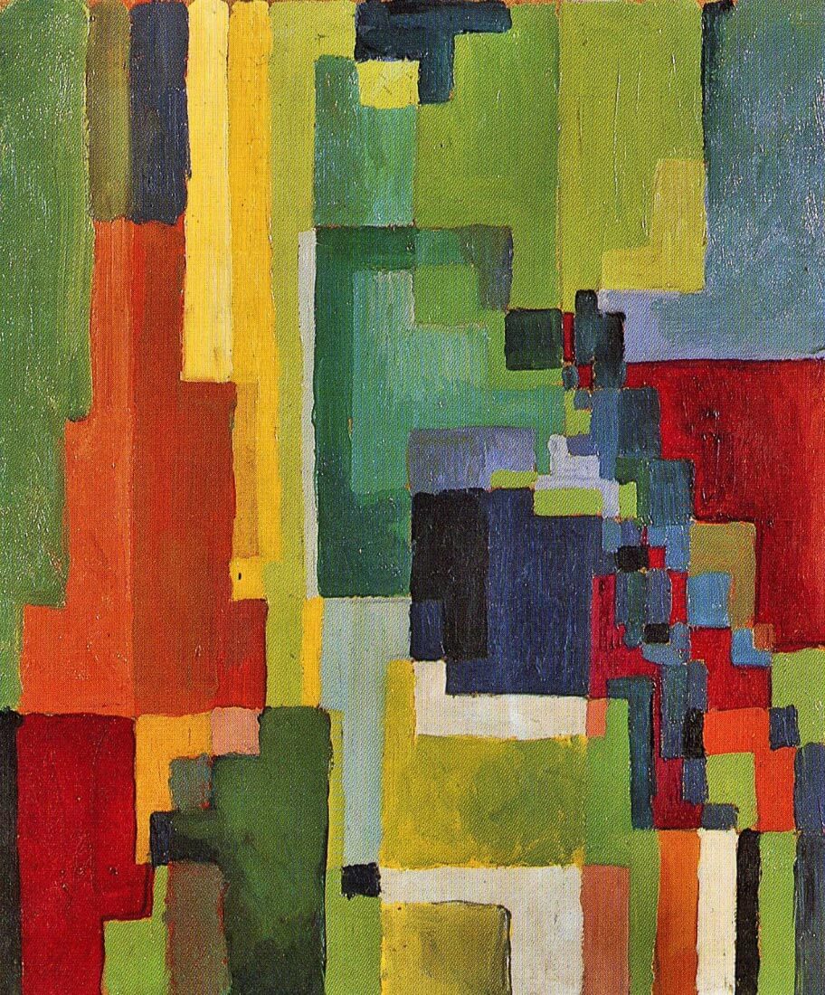 Colored forms (II) - August Macke