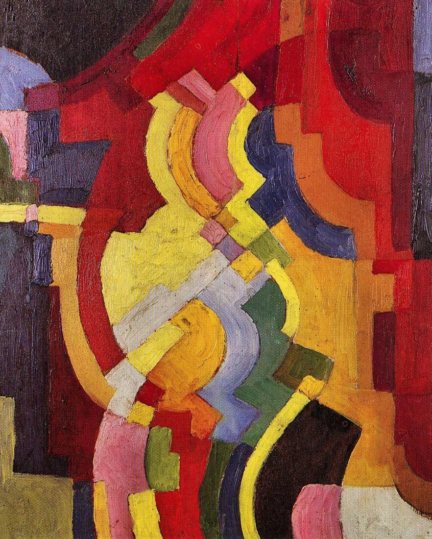 Colored forms (III) - August Macke