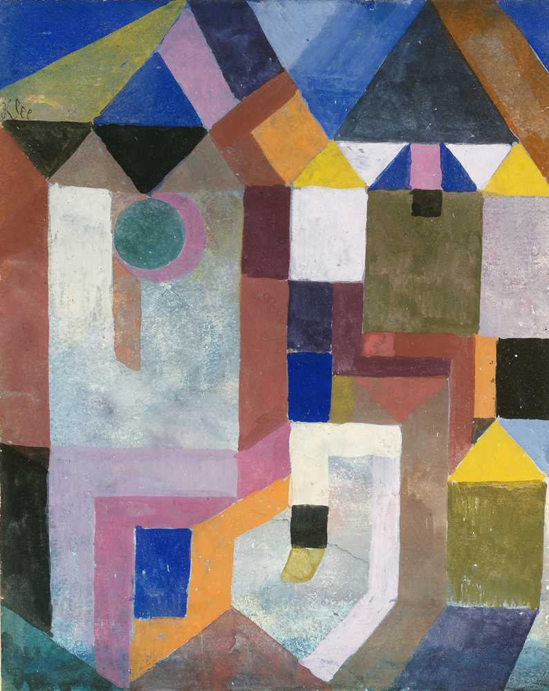 Colorful Architecture (1917) - Paul Klee