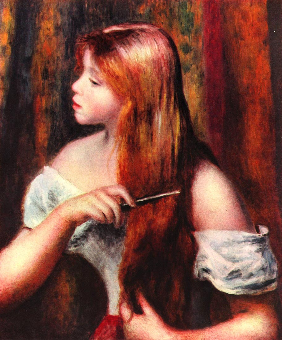Combing girl - Renoir