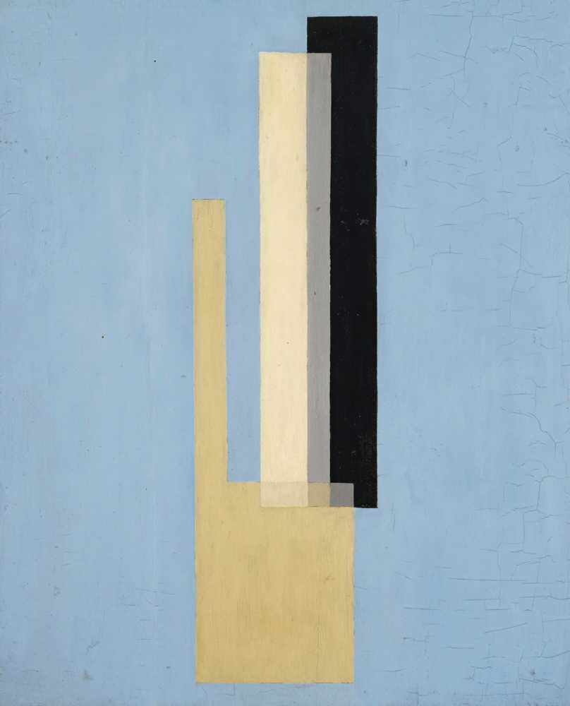 Construction (circa 1920-22) - László Moholy-Nagy