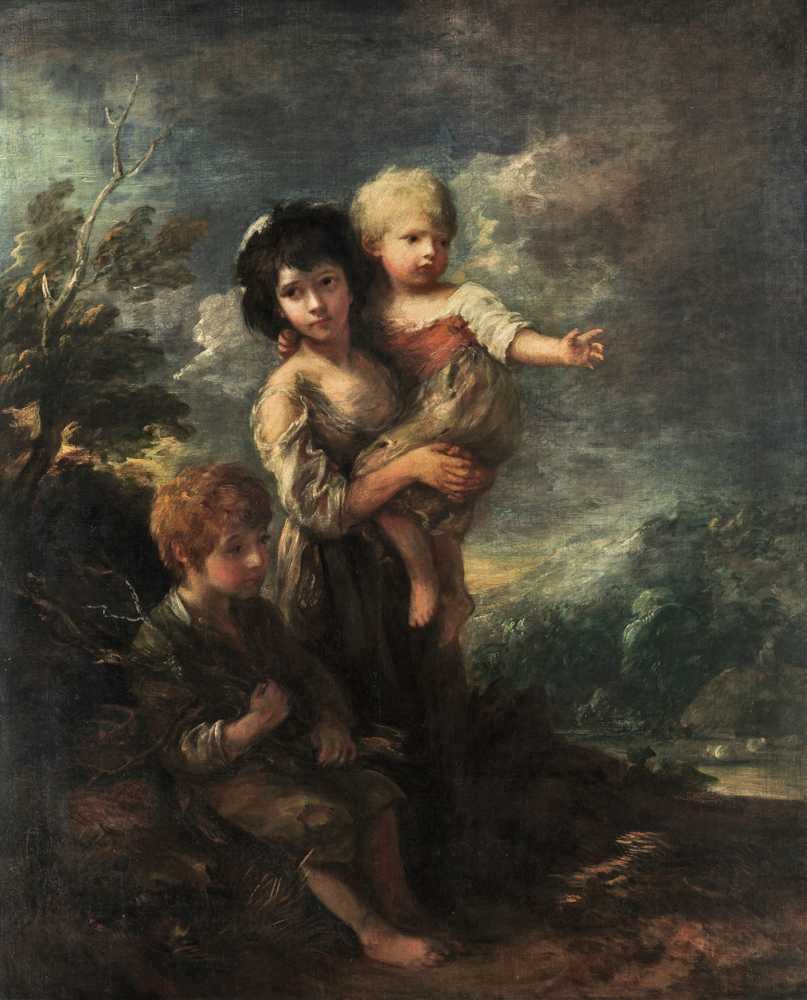 Cottage Children (The Wood Gatherers) (1787) - Thomas Gainsborough