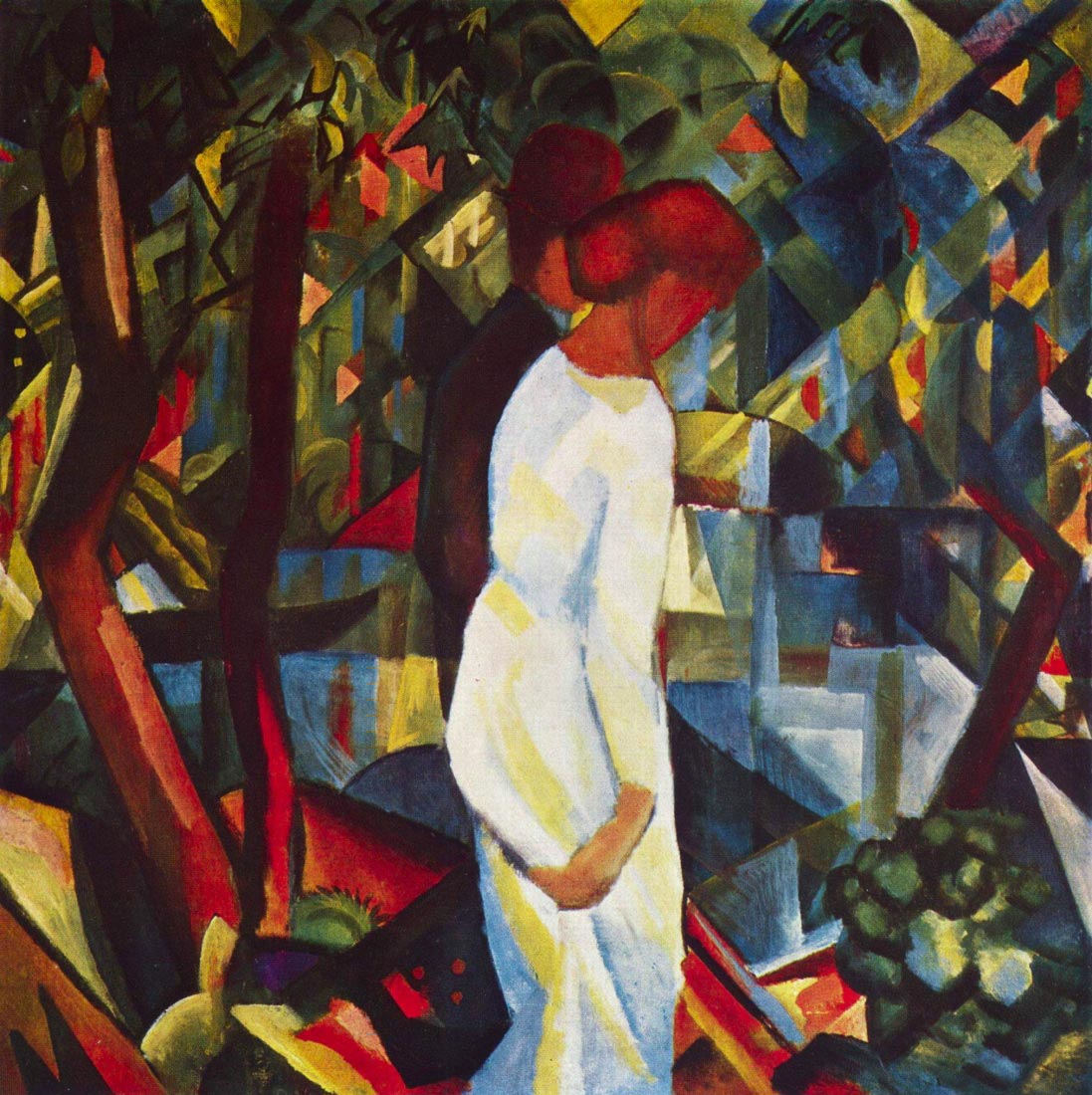Couple in the forest 1 - August Macke