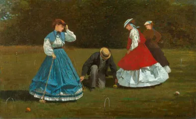 Croquet Scene - Winslow Homer