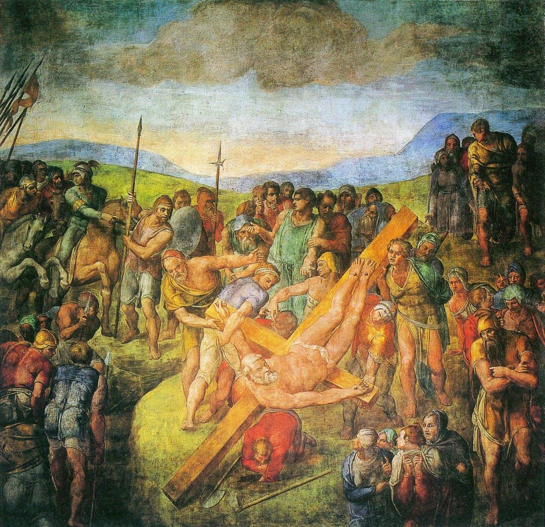 Crucifixion of Peter - Michelangelo
