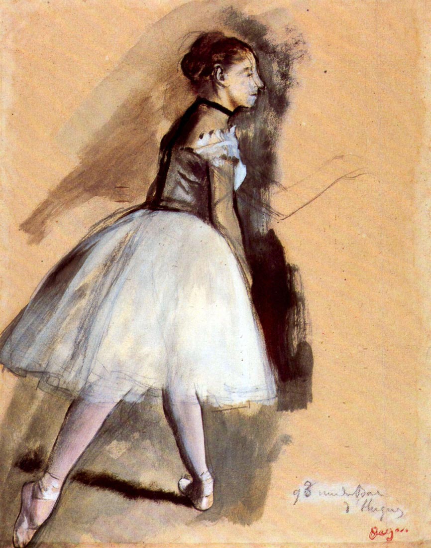 Dancer in step position #1 - Degas