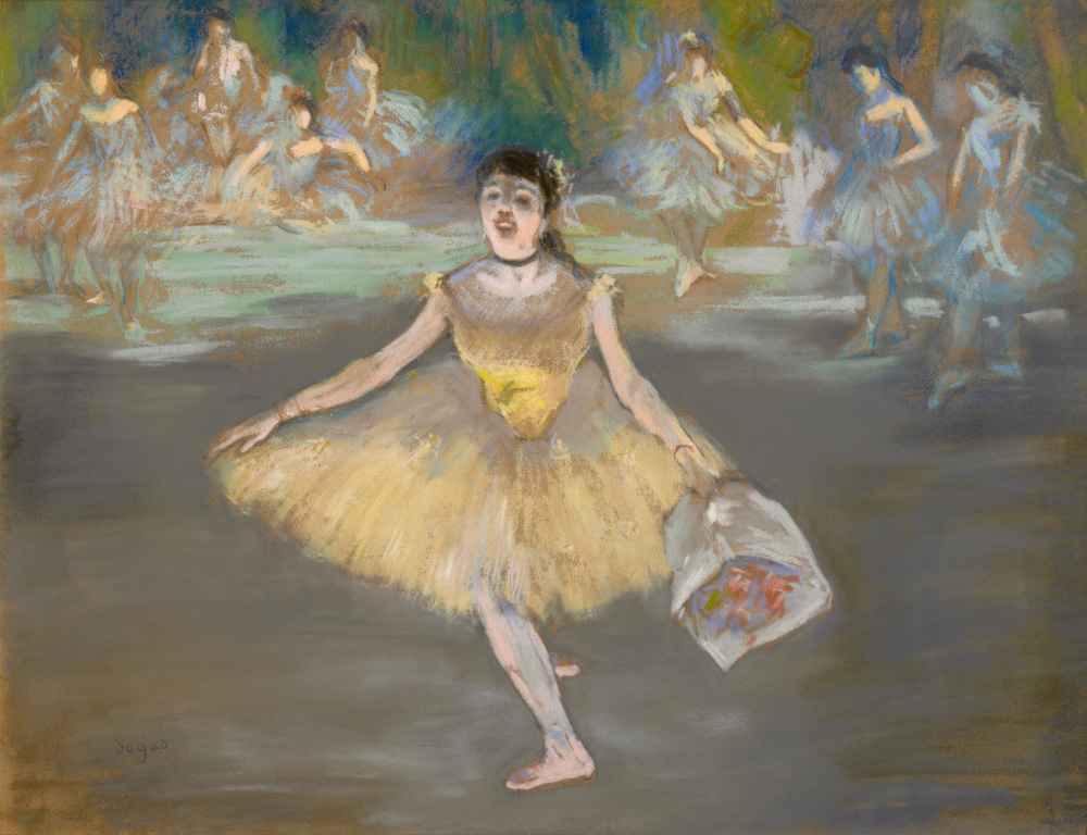 Dancer with a Bouquet - Edgar Degas