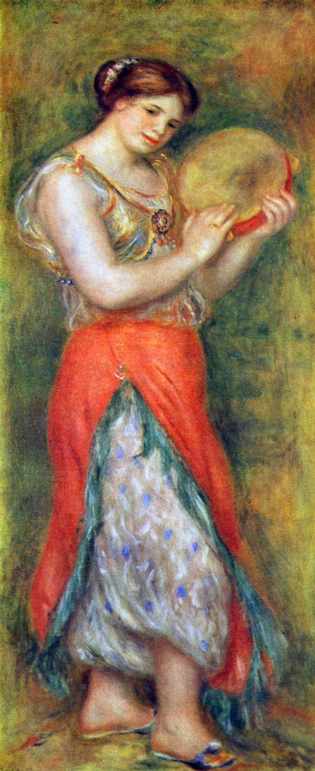 Dancer with tamborine - Renoir