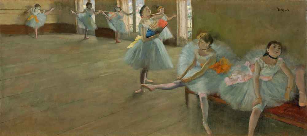 Dancers in the Classroom - Edgar Degas