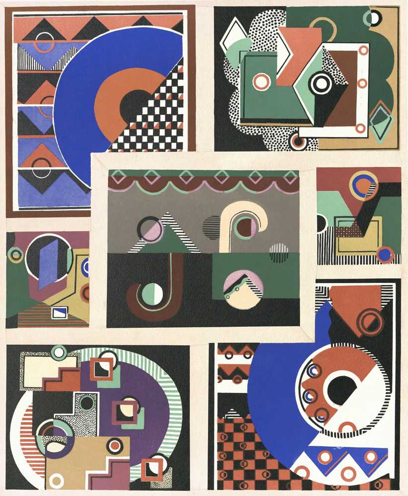 Decors and colors collection Pl.02 (1930) - Georges Valmier