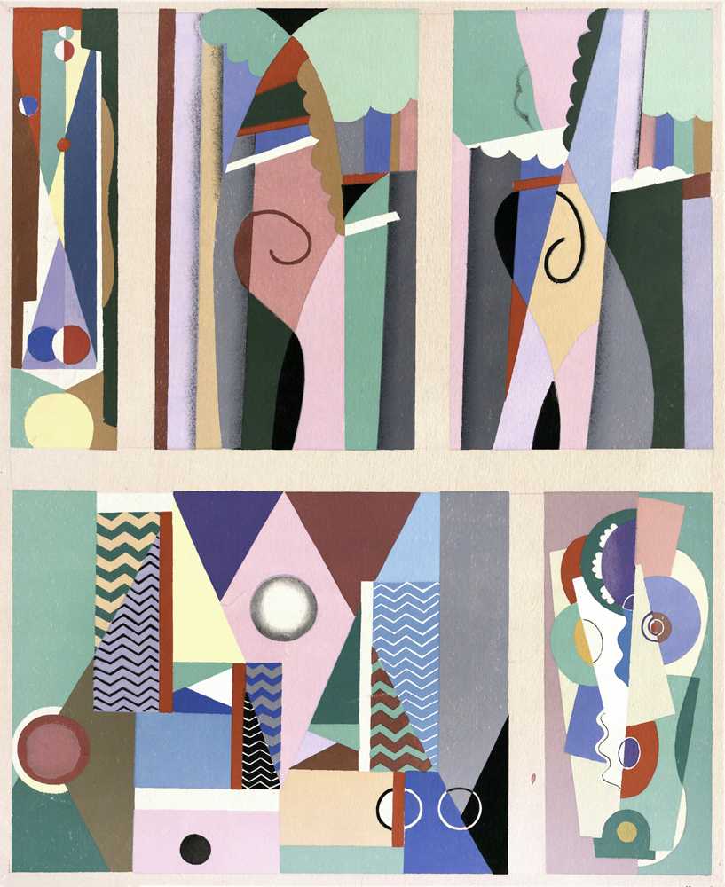 Decors and colors collection Pl.09 (1930) - Georges Valmier