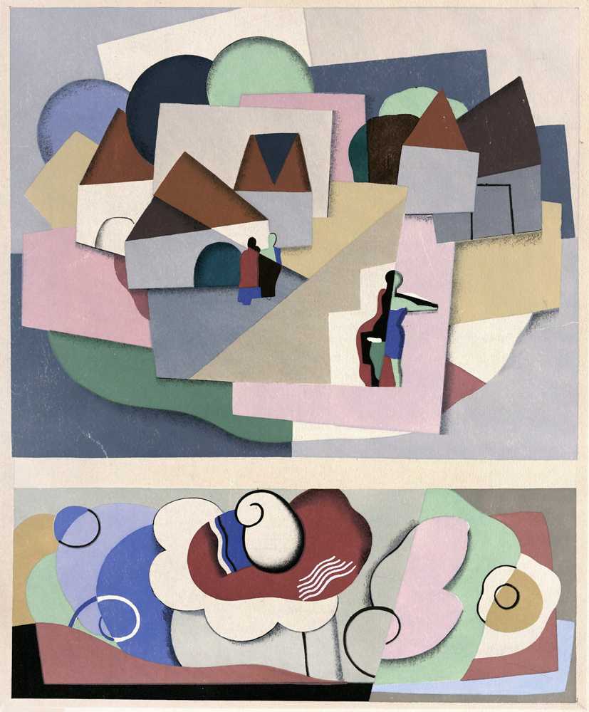 Decors and colors collection Pl.11 (1930) - Georges Valmier