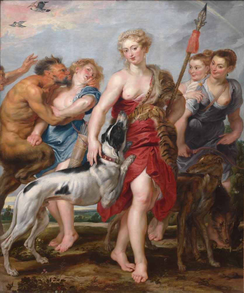 Diana and Her Nymphs Departing for the Hunt - Peter Paul Rubens