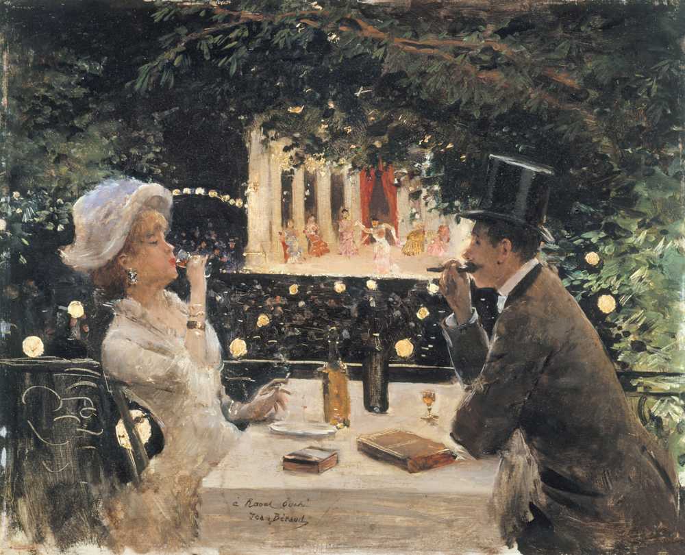 Dinner at the Ambassadors (1880) - Jean Beraud