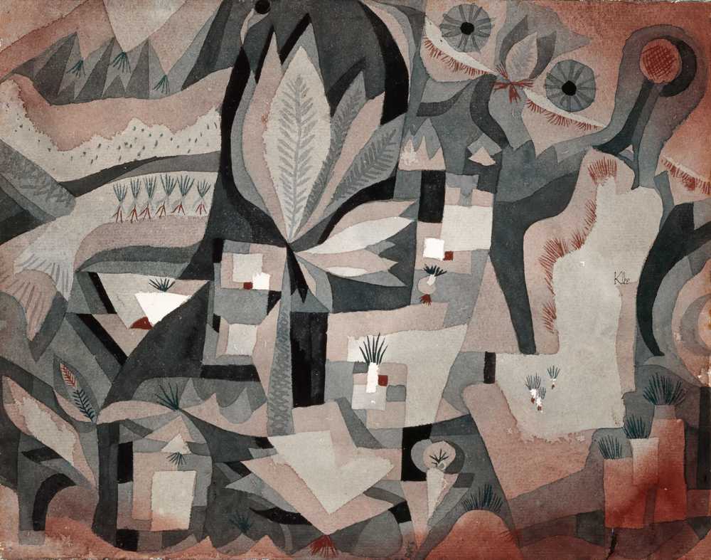 Dry-cool garden (1921) - Paul Klee