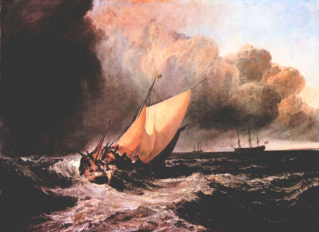 Dutch boats in a squall - Joseph Mallord Turner