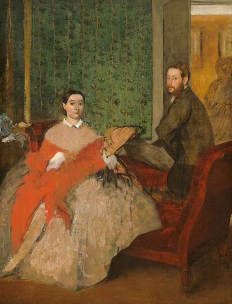 Edmondo and Therese Morbilli - Edgar Degas