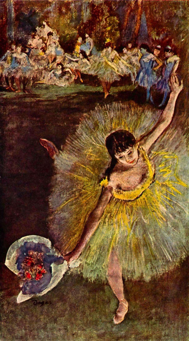 End of the arabesque - Degas