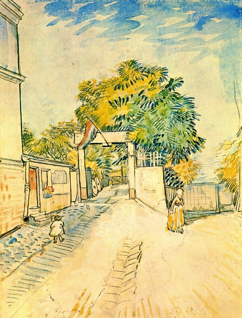 Entrance to the Moulin de la Galette - Van Gogh