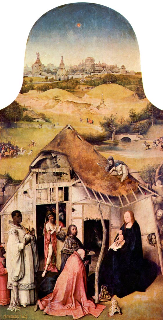 Epiphany-triptych - Adoration of the Magi - Bosch