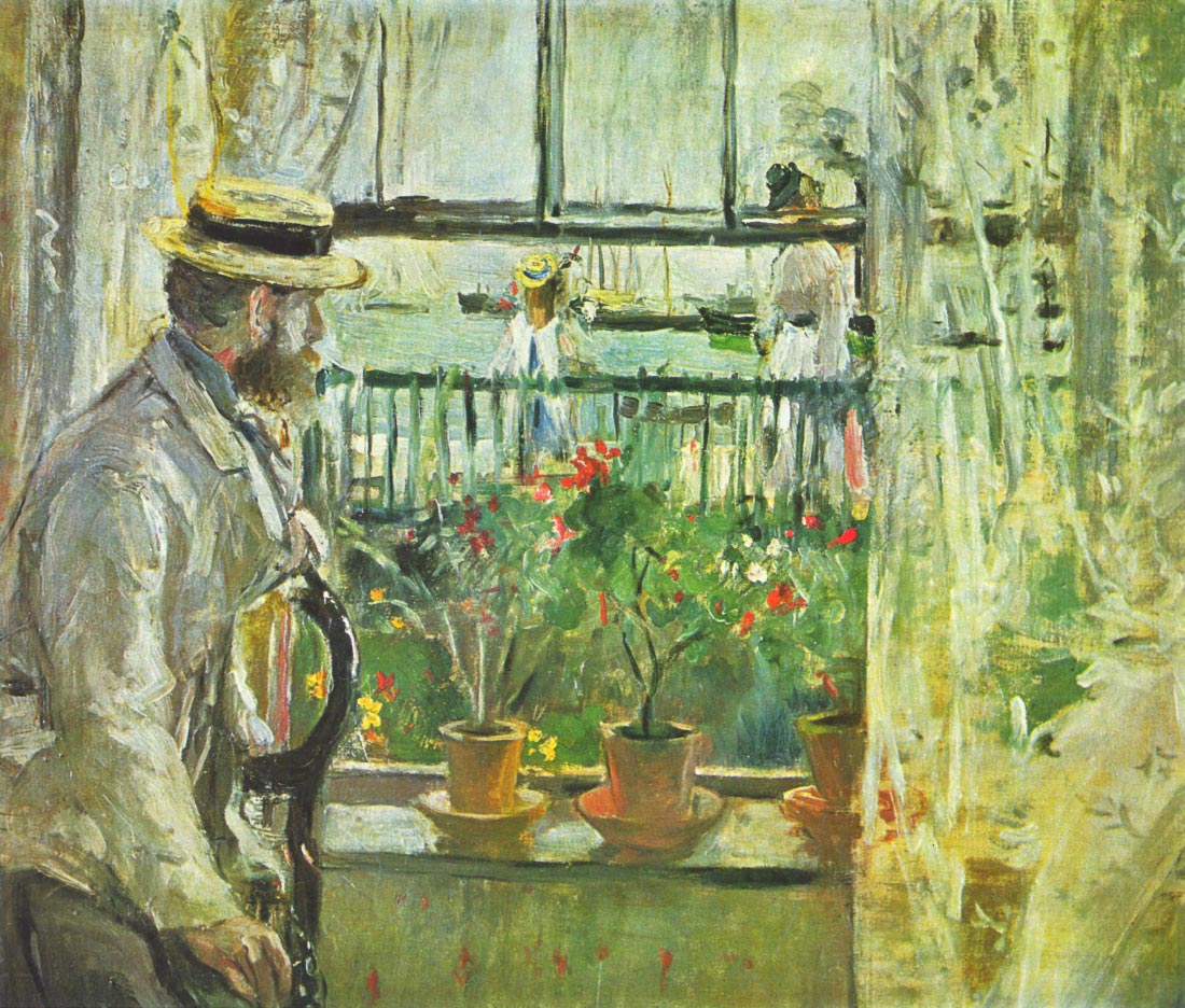 Eugene Manet on the Isle of Wight - Morisot