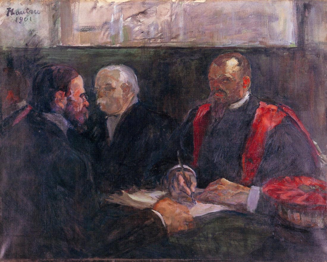 Examination on the academy of medicin - Toulouse-Lautrec