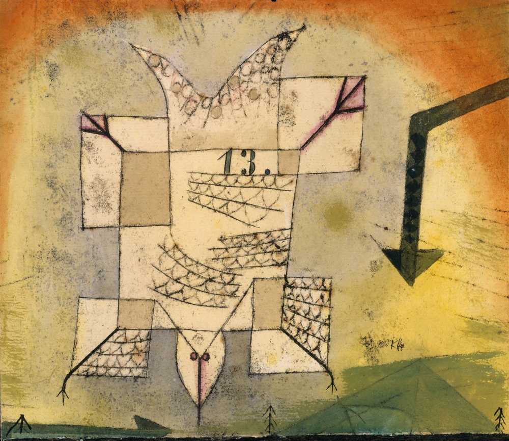 Falling Bird (1919) - Paul Klee
