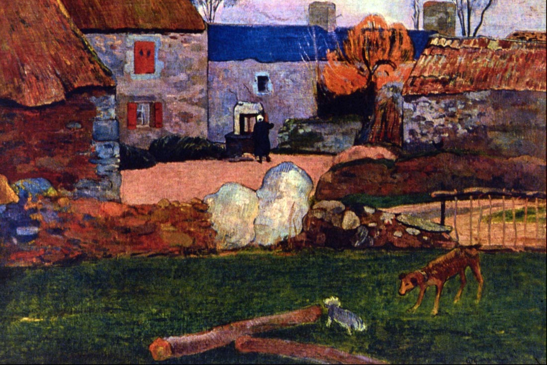 Farm at the Pouldu - Gauguin