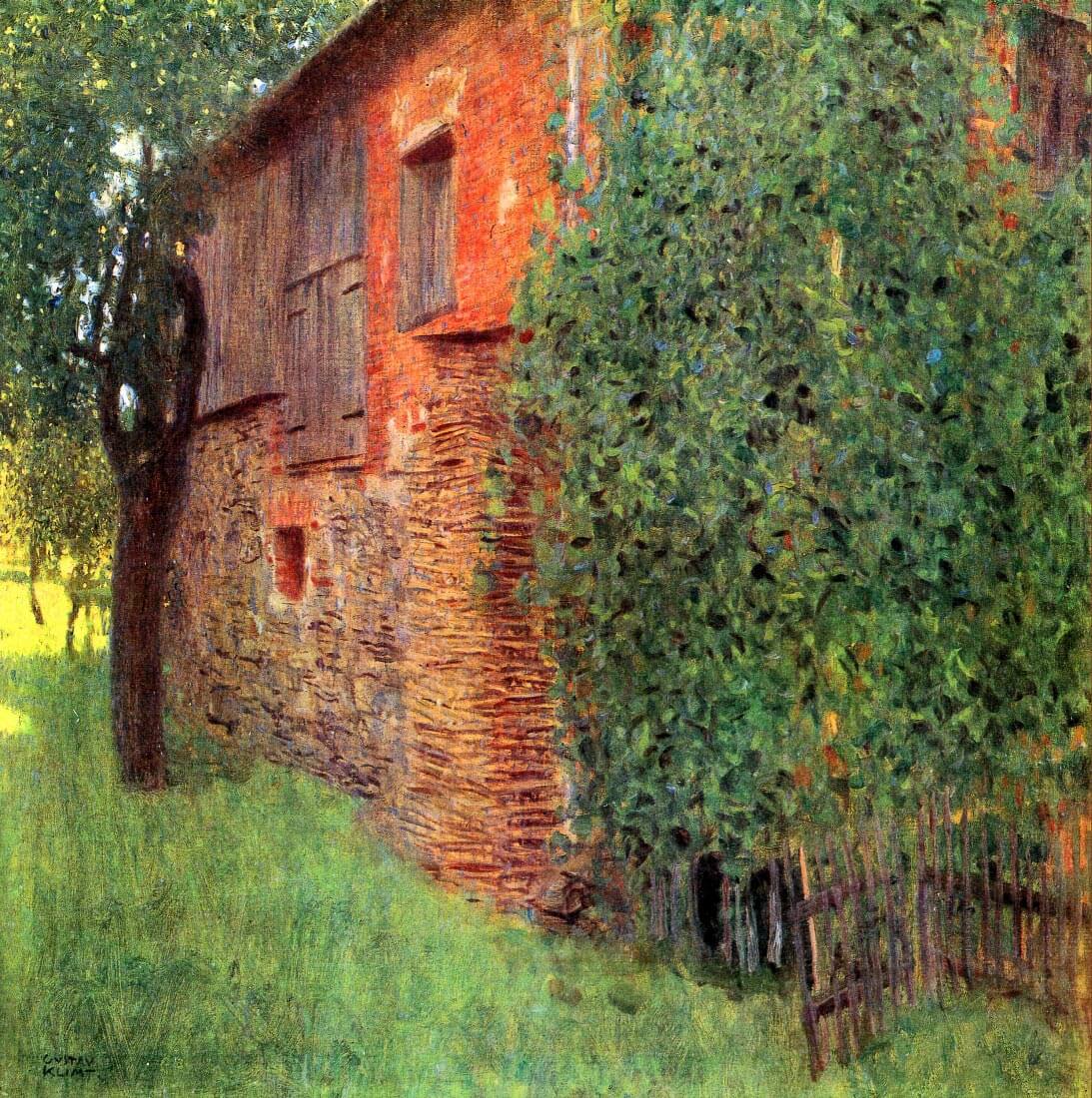 Farmhouse in Chamber in Attersee - Klimt