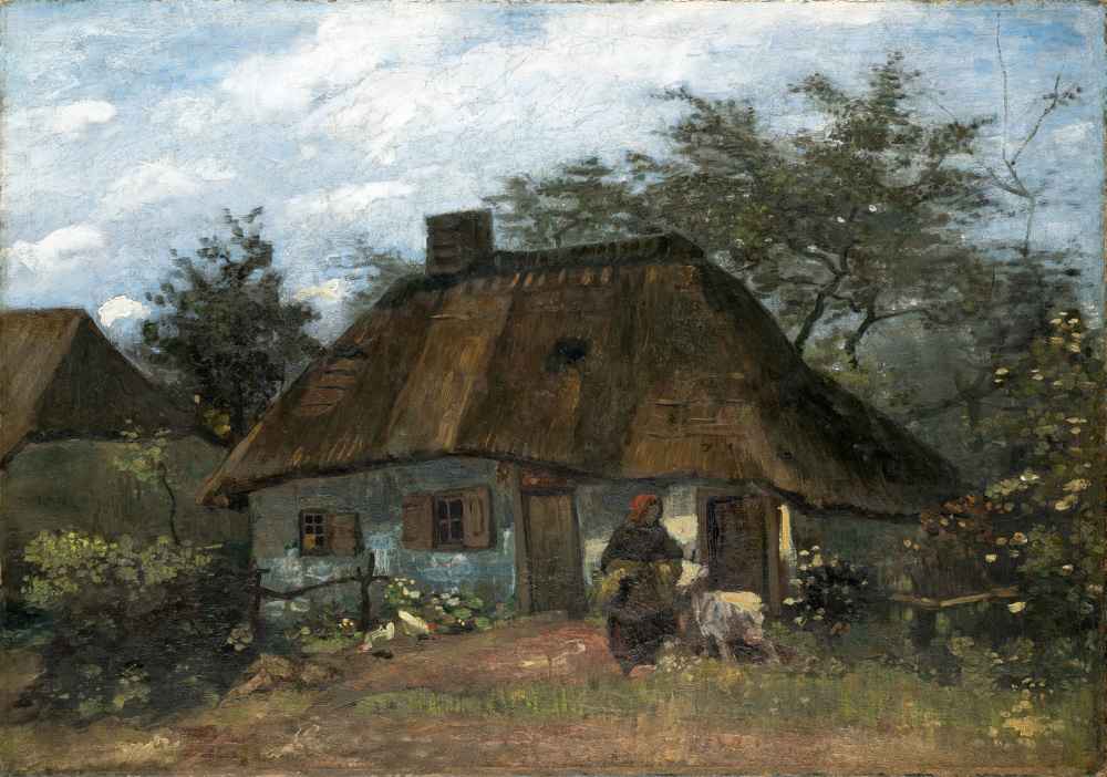 Farmhouse in Nuenen - Vincent van Gogh