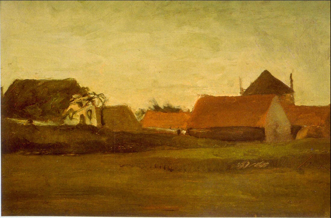 Farmhouses - Van Gogh
