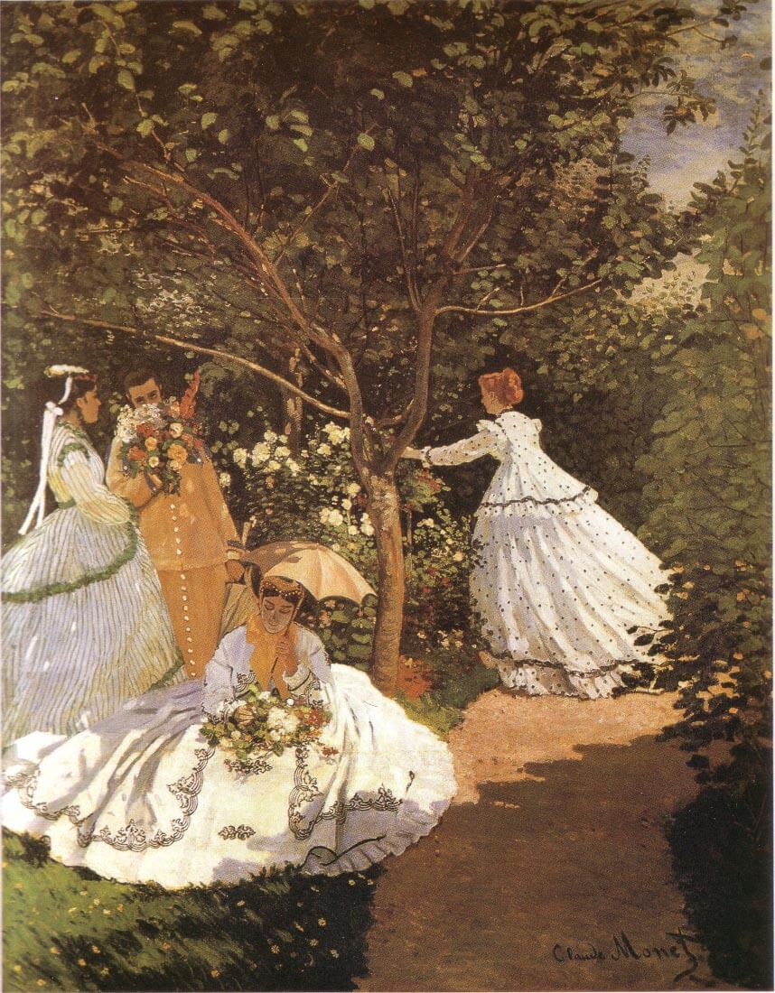 Femmes au jardin 1867 - Monet
